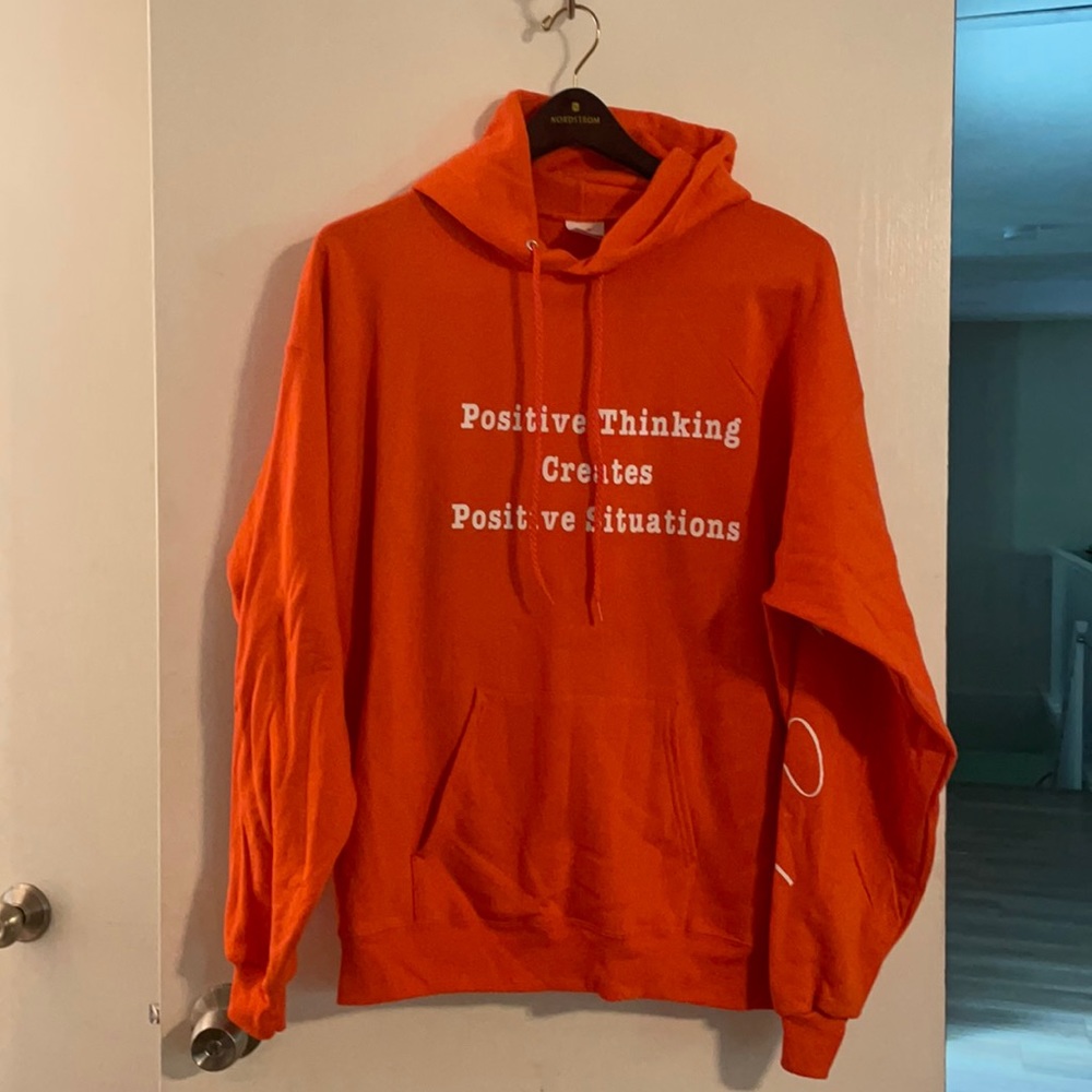 Orange hoodie
